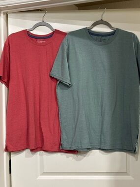 Lucky Brand Men's Short-Sleeve Crewneck Tee - Red & Green